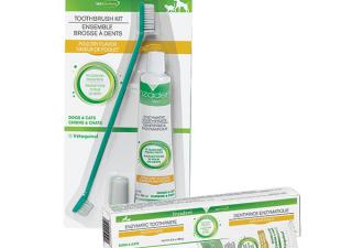 Enzadent Oral Care toothbrushes and toothpaste for dogs and cats from Vetoquinol